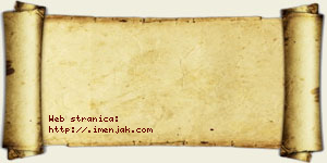 Jabuka Stojaković vizit kartica